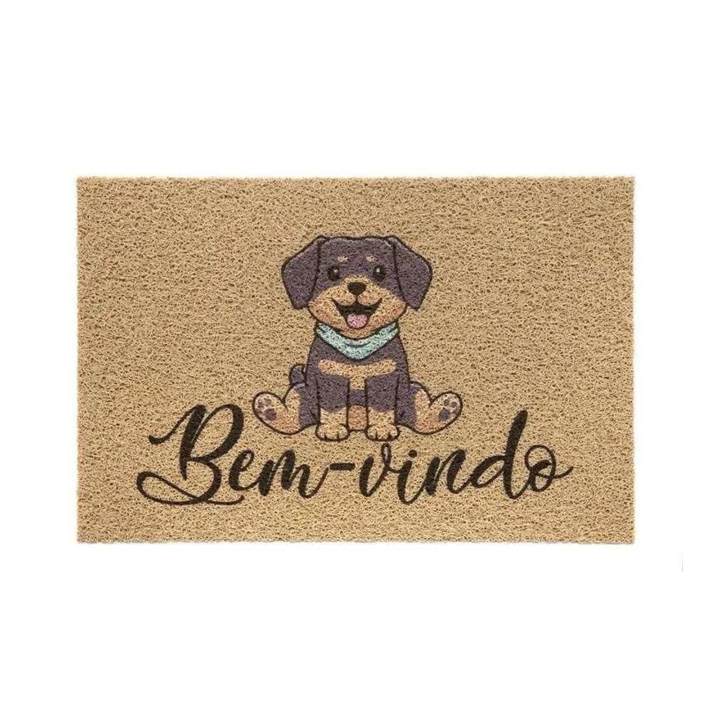 Capacho de Entrada Vinil 40cm x 60cm Dog Cute Kapazi