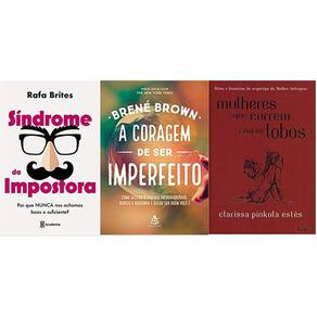 Kit 3 Livros Síndrome Da Impostora + A Coragem Ser