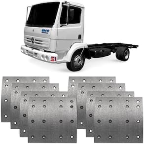 Lona Freio Mercedes Benz L709 914 710 OM364 Traseira
