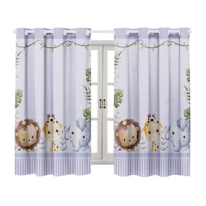 Cortina Infantil Blackout 2,00 X 1,40 Estampada Decorativa