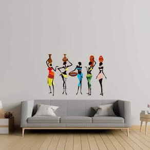Adesivo De Parede Mulheres Africanas