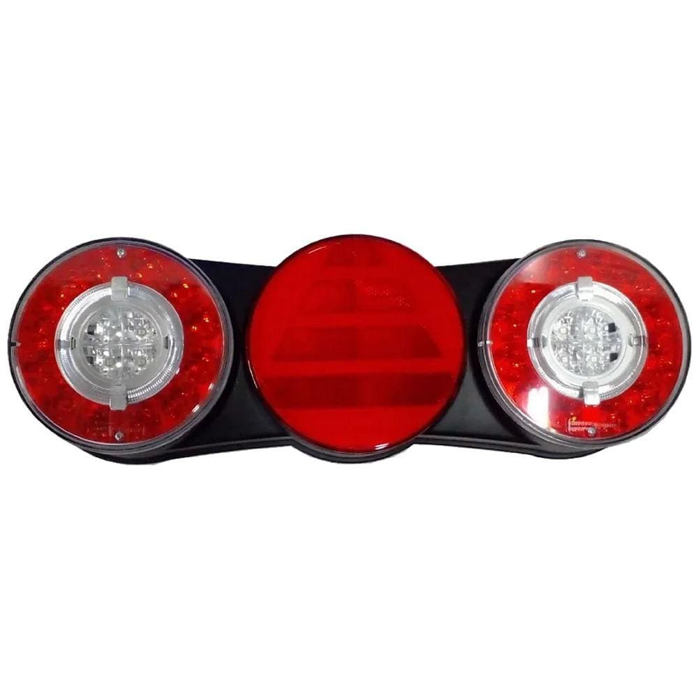 Lanterna Traseira Motorista Braspoint IV LED 24V Vermelha