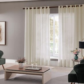 Cortina Para Sala Quarto Roma 300X220 Admirare Cor Bege