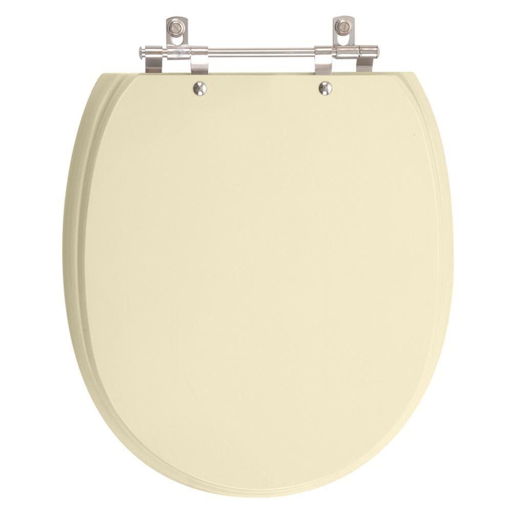Assento Sanitário Poliester De Ville Amendoa para vaso Deca
