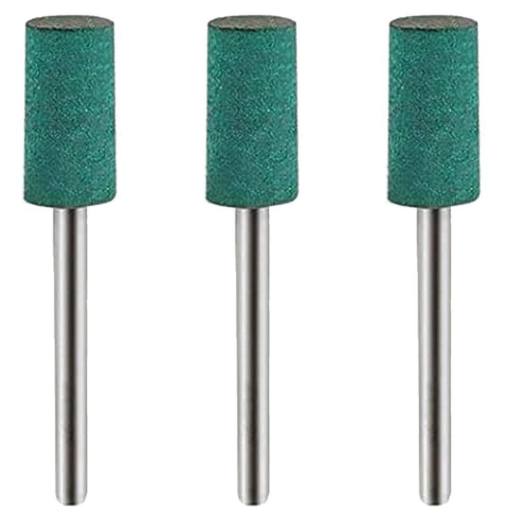 Kit 3 Ponta Montada De Borracha 8Mm Haste 3Mm Micro Retifica