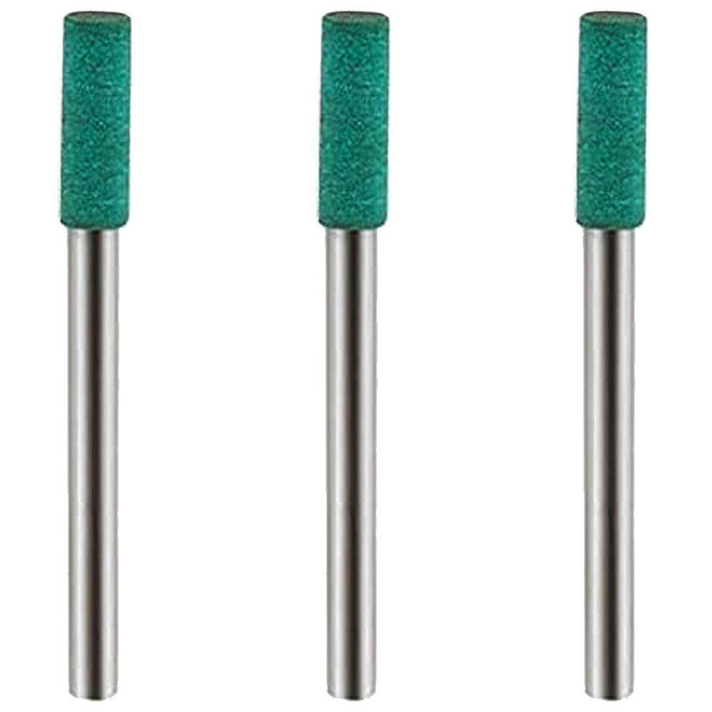 Kit 3 Ponta Montada De Borracha 4Mm Haste 3Mm Micro Retifica