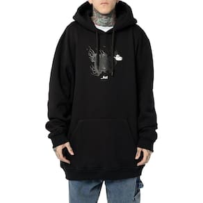 Moletom Lost Canguru Sheep On Fire WT24 Masculina Preto