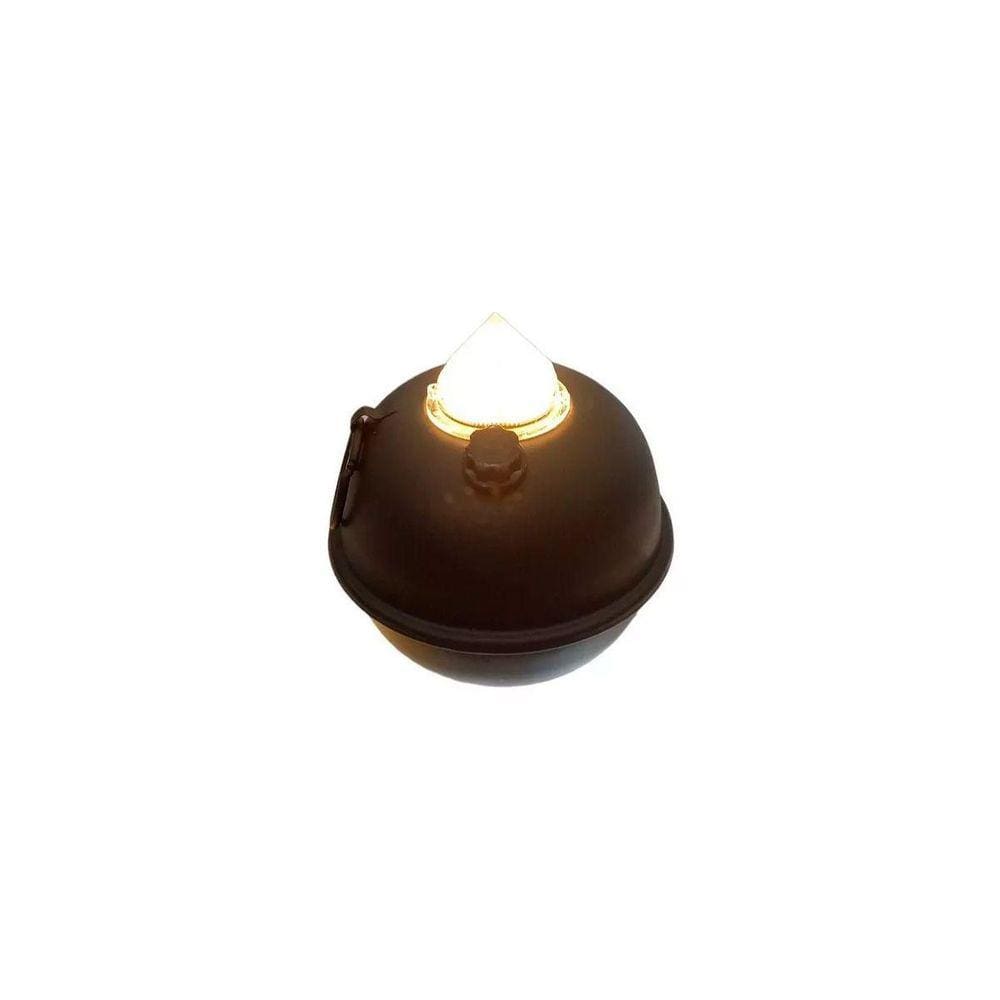 Luminária Mesa Decorativa Bujãozinho Metal A Pilha Led