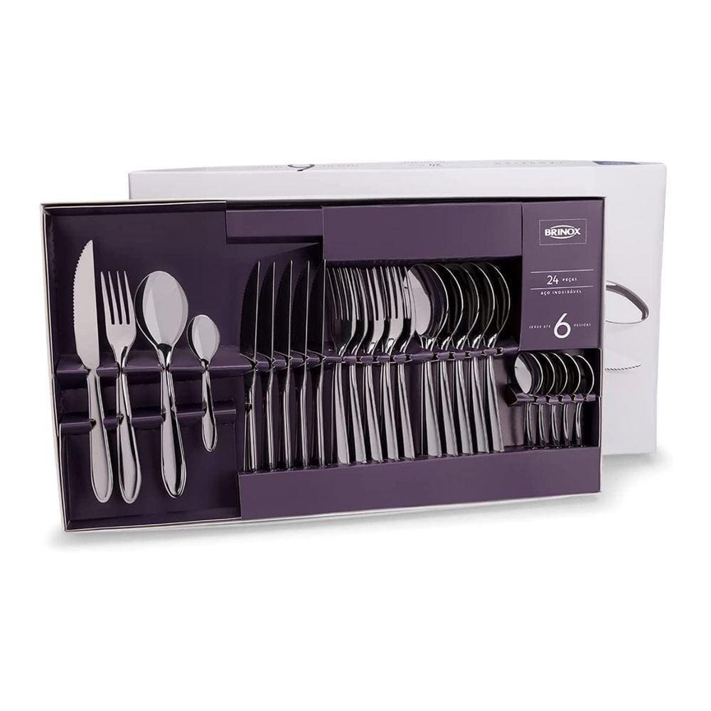 Faqueiro Lyon 24pcs Brinox