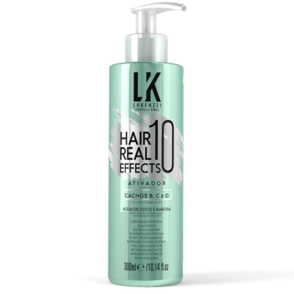 Lokenzzi 10 Effects Ativador 300ml - 10 Tratamentos Para Os Cachos