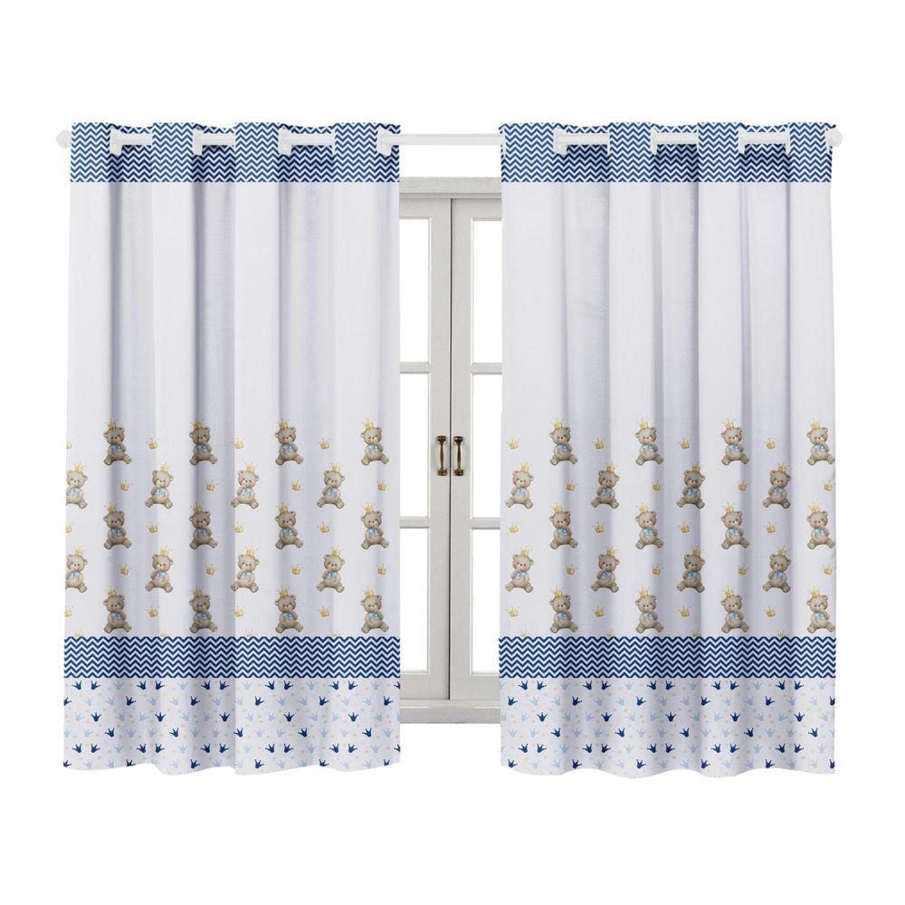 Cortina Infantil Blackout 2,00 X 1,40 Estampada Decorativa