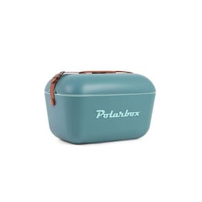 Bolsa Térmica Cooler Retrô Com Alça Em Couro 12 Litros - Polarbox