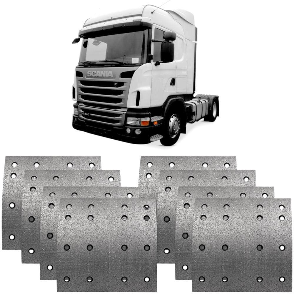 Lona Freio Traseira Scania G 440 2006 a 2018 Fras-le