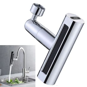 Extensor Torneira Cozinha 4 Modos Arejador Adaptador Pia Cascata Gira 360º Agua Alta Pressao Ajustavel Giratorio