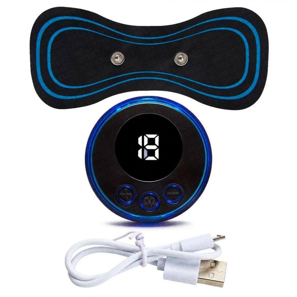 Mini Massageador Sem Fio Tens Relaxamento Completo Cabo Usb