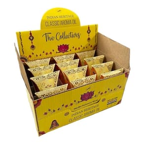 Kit 12 Essências Aromatizador Heritage Amber Musk India 10Ml