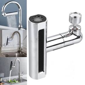 Extensor Torneira 4 Modos Arejador Cascata Cozinha Pia Cuba Giratorio 360º Agua Alta Pressao Ajustavel Anti Respingos Multiuso Casa