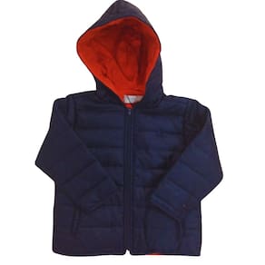 Jaqueta Infantil Zemar Masc Inverno Marinho e Vermelho