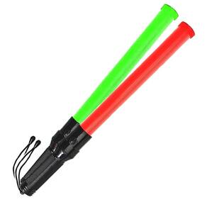 Bastao sinalizador Grande led fluorescente lanterna sinal emergencia Transito Guarda Estacionamento