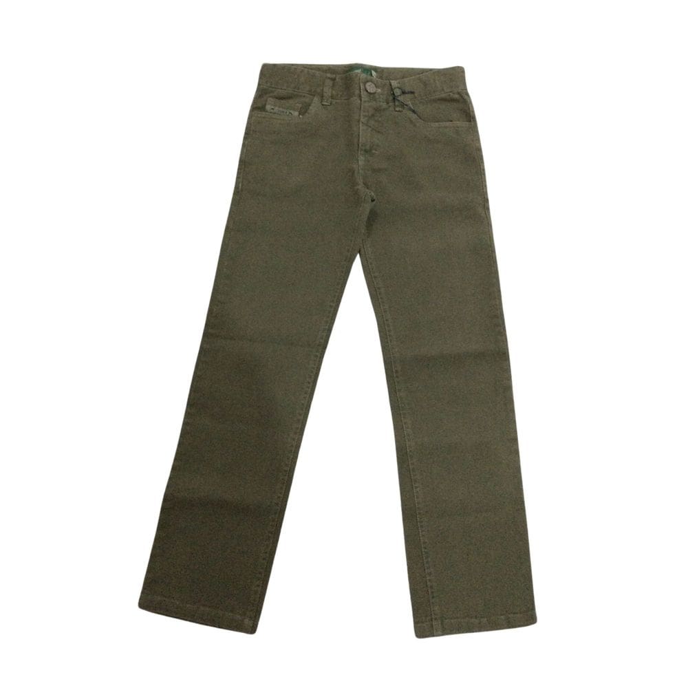 Calça Infantil Festa Masc Zemar Verde Militar