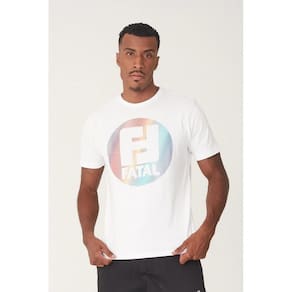 Camiseta Fatal Surf Regular Logo Degrade 1998 Colors Verão