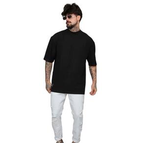 Camiseta Metal Carbono Oversized Olimpo Rapper Thick Cotton