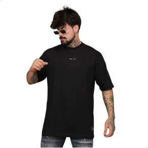Camiseta Metal Carbono Oversized Rapper Bordado Since 1975