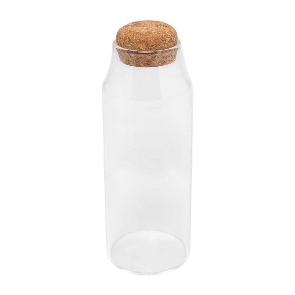 Porta Mantimento de Vidro Borossilicato com Tampa Rolha 390ml - Wolff