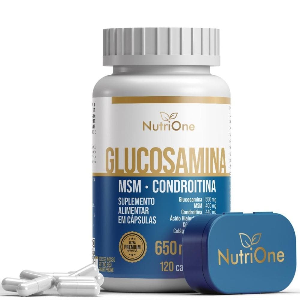 Glucosamina, Msm, Condroitina, Curcumina, Colágeno Tipo Ii,