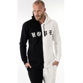 Blusa de Moletom The Hope Colors Fashion Básico Canguru Slim