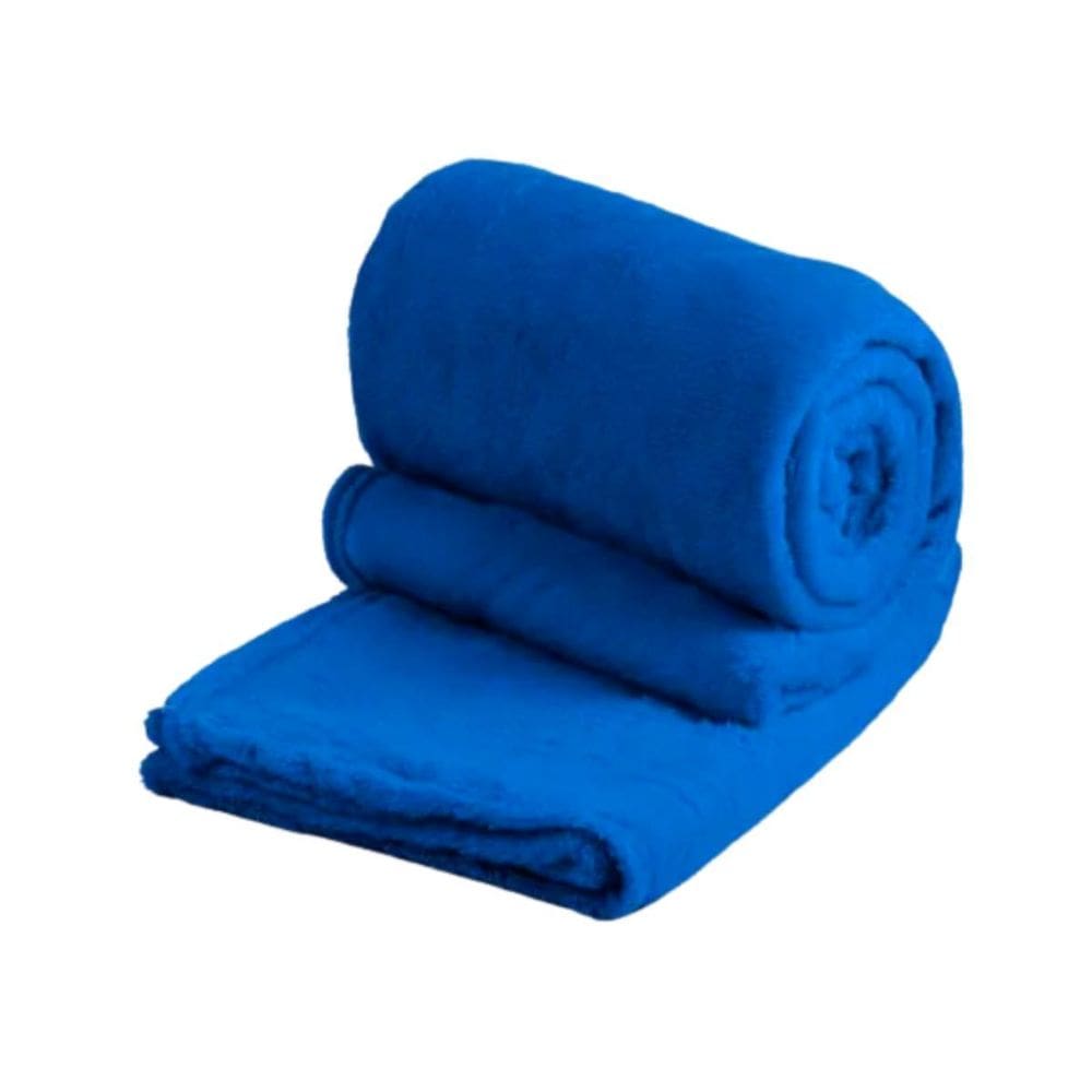 Manta Casal  Lisa1,8X2M Camesa Azul