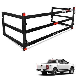 Extensor de Caçamba S10 Cab. Dupla 2012 a 2024 Divisor ED Preto Gtnox