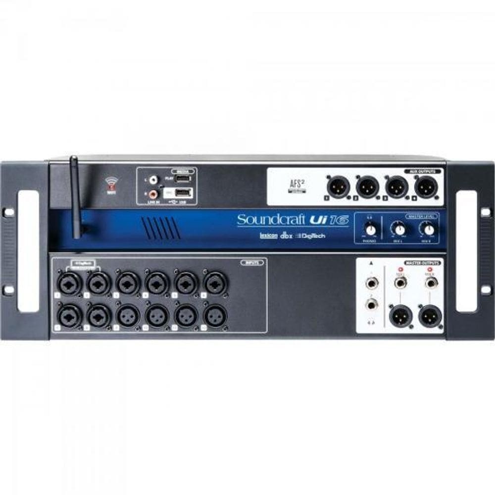 Mesa de Som Soundcraft UI-16 Preta [F002]