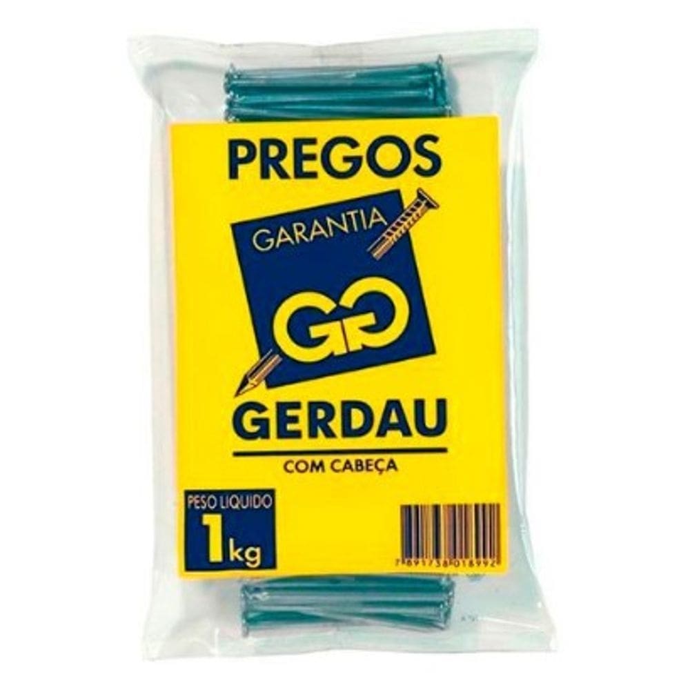 Prego Com Cabeca 15X18 Gerdau