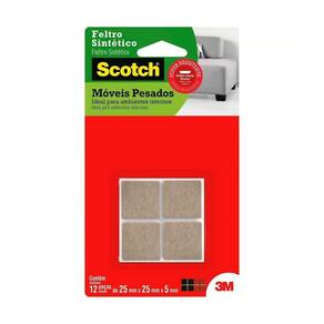 Feltro Sinético Bege Quadrado Grande Móveis Pesados Scotch