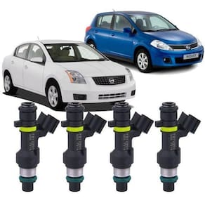 Kit Com 4 Bicos Injetores Sentra Tiida X-Trail 1.8 E 2.0 16V