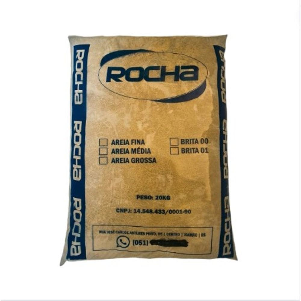 Areia Media Saco 20Kg