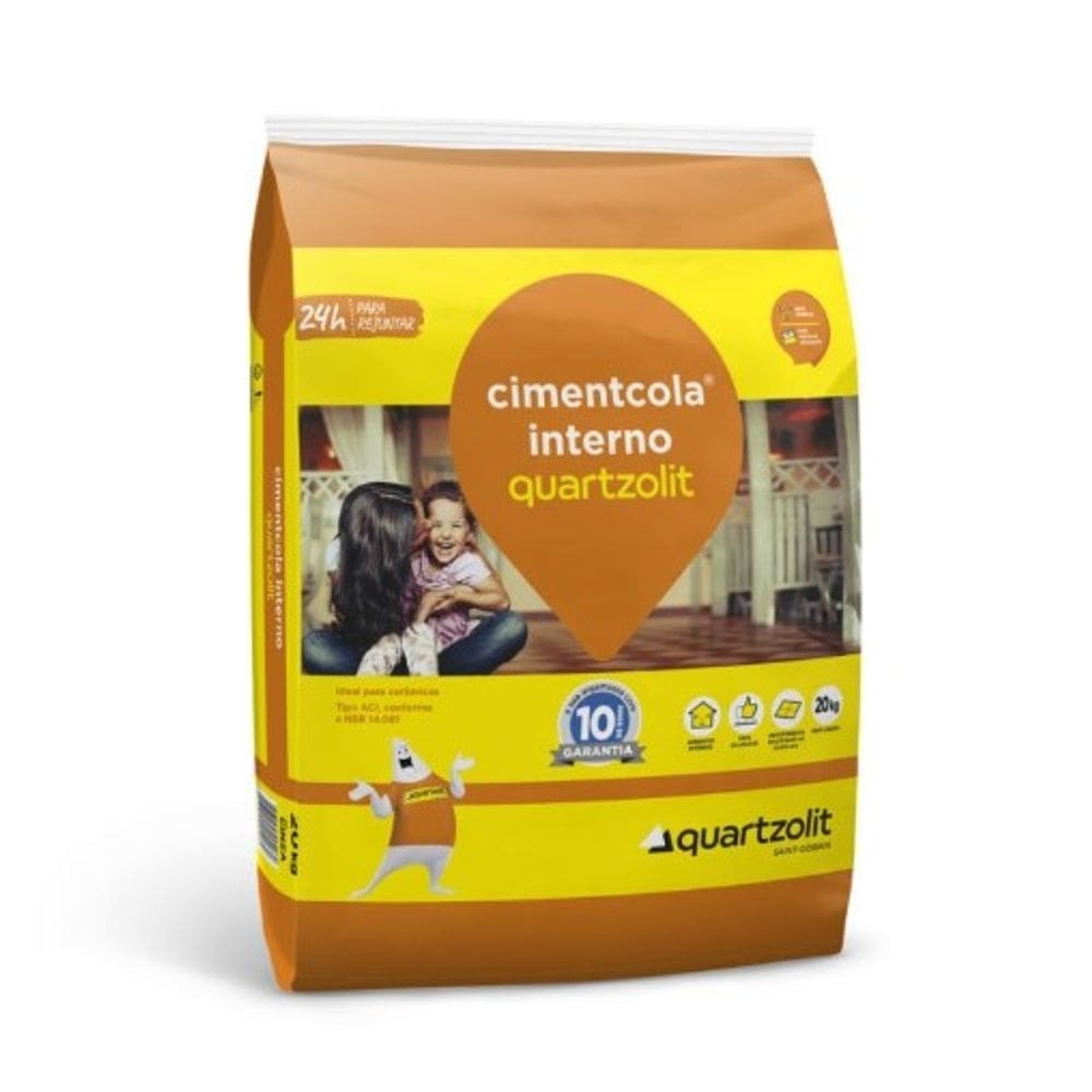 Argamassa Aci Cinza 20Kg Quartzolit