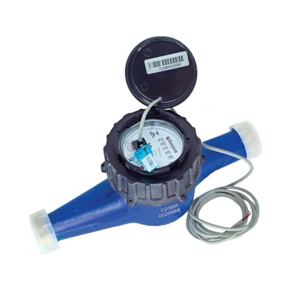 Hidrômetro Multijato 1`` 7m³/h | Range 80 Equipado com Saída Pulsada