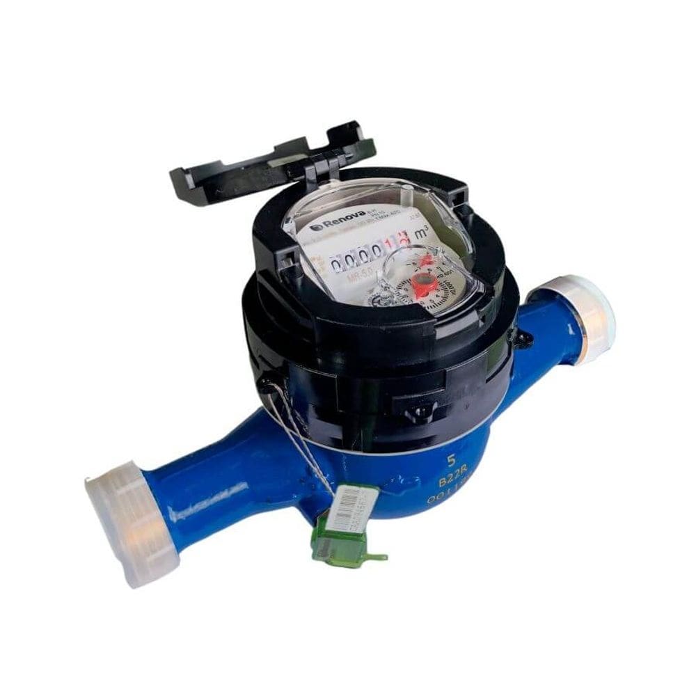 Hidrômetro Multijato 3/4`` Qmáx 5m³/h 190mm Pré-Equipado com Saída Pulsada | Renova Medição