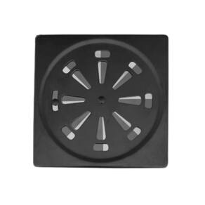Ralo Grelha Abre E Fecha Black 15X15cm Inox Flvx Hidro