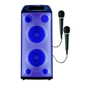 Caixa Som Amplificada Polyvox XT-660T Bluetooth LED 800W TWS-2 Mic
