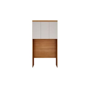 Armário Ponte Modulado Aéreo Solteiro Rizon C- 3 Portas Cor Freijó-fendioff - Novo Horizonte