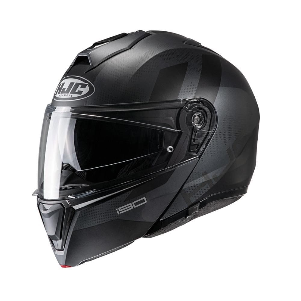 Capacete Hjc I90 Syrex Preto E Cinza 56 [F016]