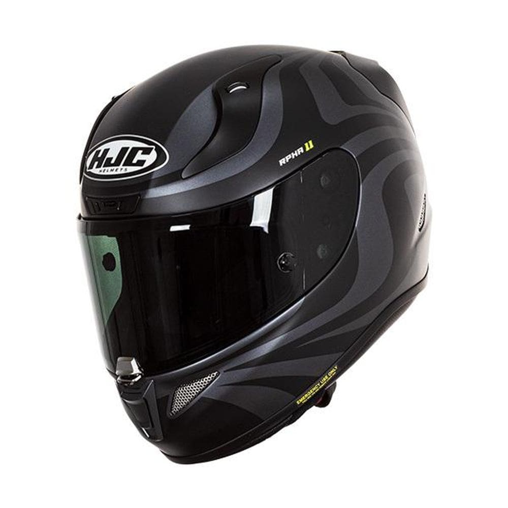 Capacete Hjc Rpha 11 Eldon Cinza E Verde 55 [F016]