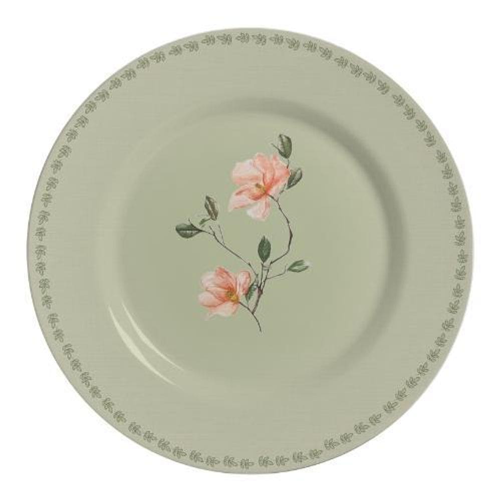 Conjunto Com 6 Pratos Raso Acetinado Magnolia By Aurora 29Cm