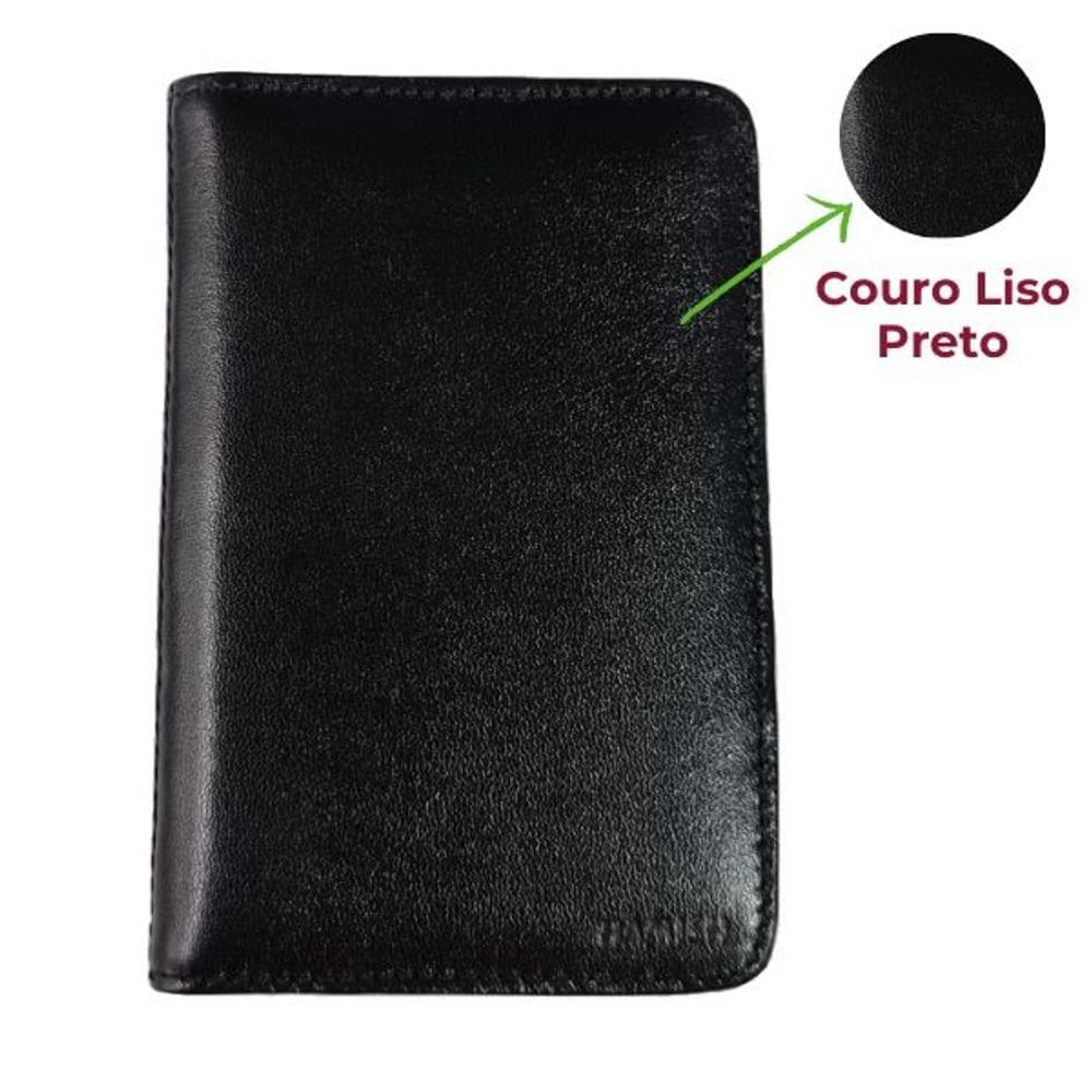 Porta Passaporte em Couro | HAMISH
