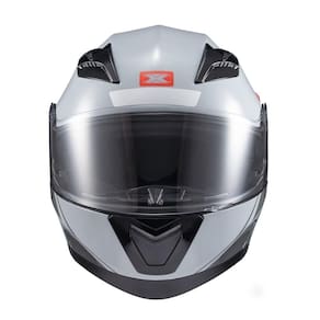 Capacete Texx Escamot Gladiator V3 Makan Cinz Verm 56 [F016]