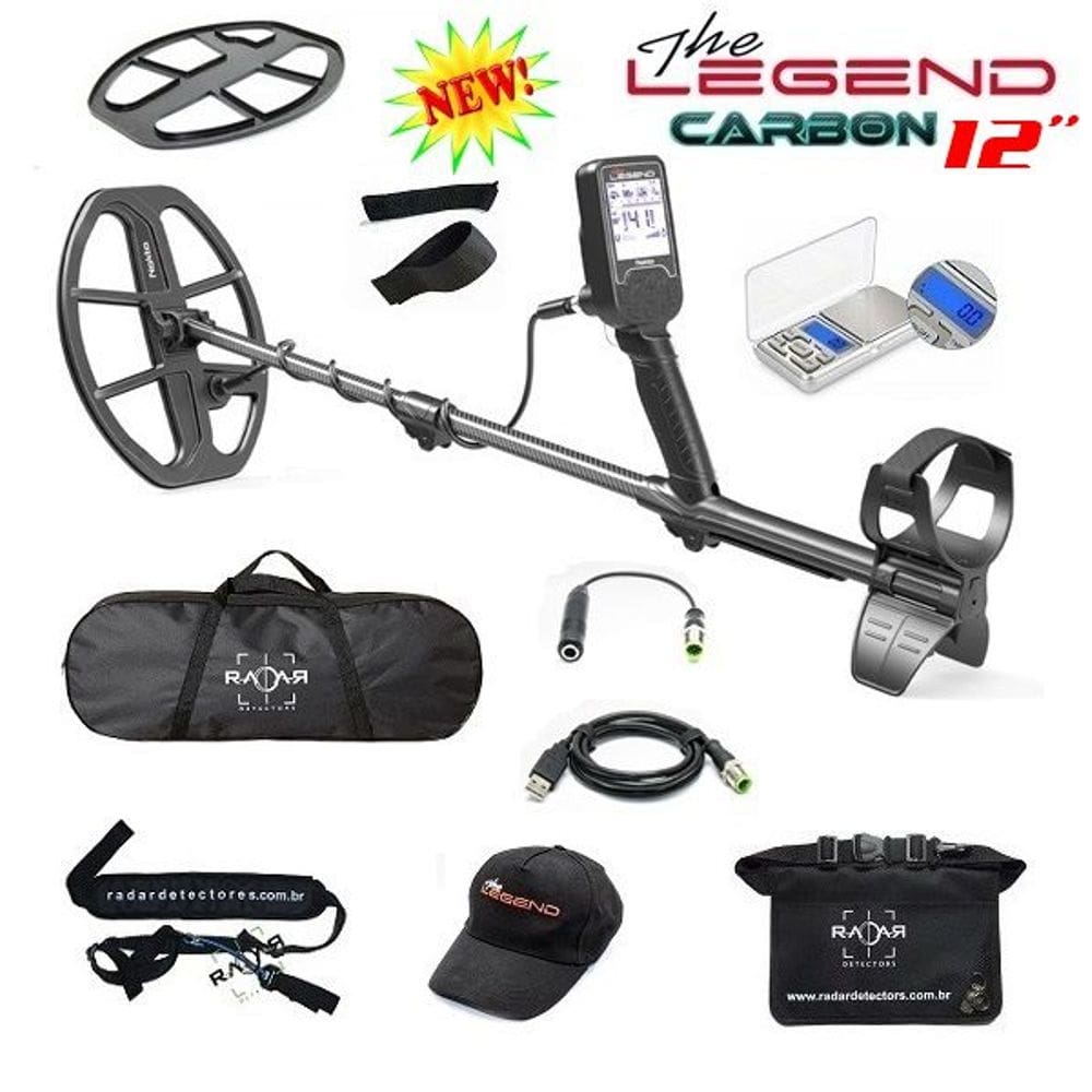 Detector de metais - Nokta The Legend full carbon 12" + brindes