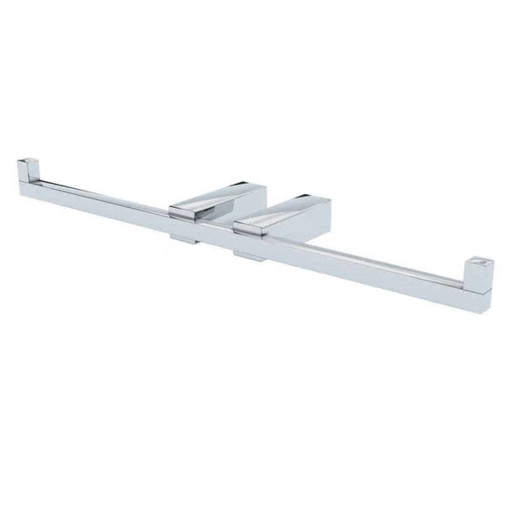 Papeleira Dupla Quartzo Cromada 4200 C140
